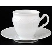 Набор чайных пар бочка 250 мл Лиана Недекорированный MZ (6 пар)