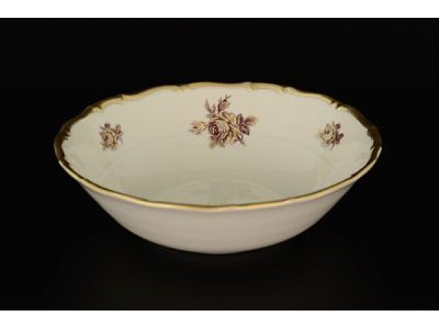 Набор салатников 16 см Анжелика Слоновая кость Роза MZ 6 шт