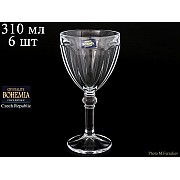 Набор бокалов для вина 310 мл Robin Crystalite Bohemia 6 шт