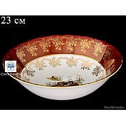 Салатник 23 см Магнолия Охота Красная MZ