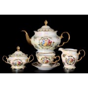 Чайный сервиз Мадонна Перламутр Royal Czech Porcelain на 6 персон