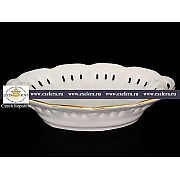 Конфетница Белый узор Queens Crown 17 см