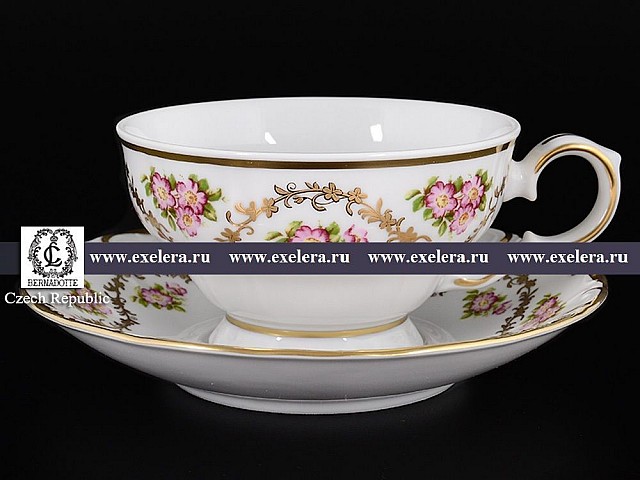 Набор чайных пар 220 мл Grand (6 пар)