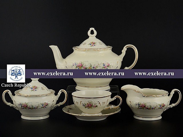 Чайный сервиз MZ LI 023SK на 6 персон 15 предметов