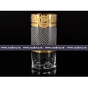 Набор стаканов для воды 300 мл Костка Богемия Каро R-G 6 штук