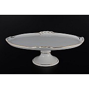 Блюдо овальное Золотая полоса Корона Queens Crown 37 см