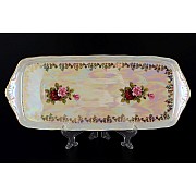 Поднос 36 см Офелия Роза перламутр MZ