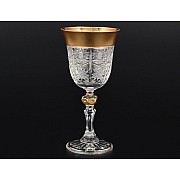 Набор бокалов для вина 170 мл Sonne Crystal Золото 6 шт