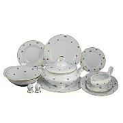 Столовый сервиз Болеро Мелкие цветы Royal Czech Porcelain на 6 персон