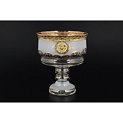 Конфетница на ножке 16 см Версачи Богемия B-G фон Bohemia Crystal