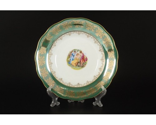 Набор глубоких тарелок 23 см Зеленая Мадонна Royal Czech Porcelain