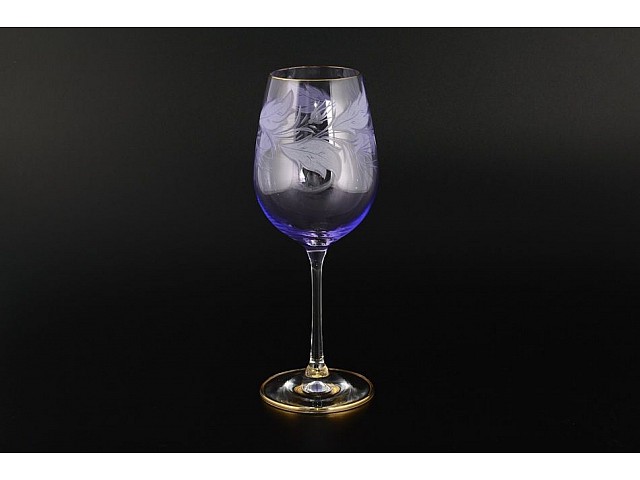 Набор фужеров для вина Bohemia Crystal Фиолетовый E-V 350 мл