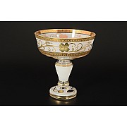 Конфетница 16 см Star Crystal белая 24901