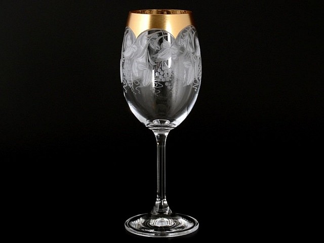 Набор бокалов для вина 250 мл E-V Bohemia Crystal 6 шт Набор бокалов для вина 250 мл E-V Bohemia Crystal 6 шт