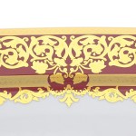 Блюдо овальное Falkenporzellan Natalia bordeaux gold 36 см