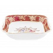 Салатник квадратный Carlsbad Фредерика Мадонна Красная 16 см