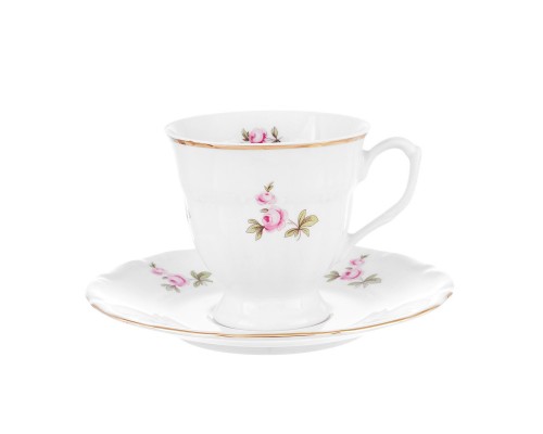 Набор чайных пар Repast Мейсенский букет 200 мл на 6 персон