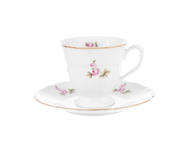 Набор чайных пар Repast Мейсенский букет 200 мл на 6 персон