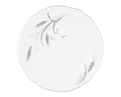 Набор плоских тарелок 21 см Серебряные колосья Repast 6 шт