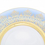 Набор тарелок Falkenporzellan Constanza Marakesh Blue Gold 29 см
