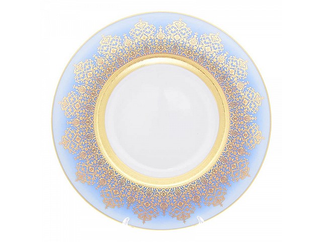 Набор тарелок Falkenporzellan Constanza Marakesh Blue Gold 29 см
