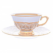 Набор чайных пар Repast Бежевый лист Мария-тереза 200 мл