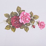 Блюдо Queen's Crown Роза перламутр 45x25 см