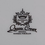 Блюдо Queen's Crown Роза перламутр 45x25 см