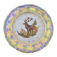Набор тарелок Repast Охота зеленая Мария-тереза R-L 21 см