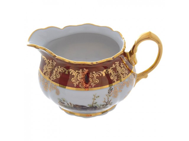 Молочник Queen's Crown Aristokrat Охота красная 400 мл