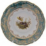 Тарелка глубокая Repast Охота зеленная Мария-тереза R-C 23 см