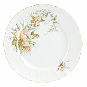 Набор тарелок 25 см Бернадотт Зеленый цветок 6 шт