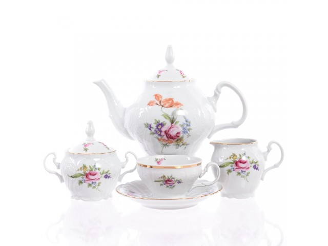 Чайный сервиз Полевой цветок Bernadotte на 6 персон 15 предметов
