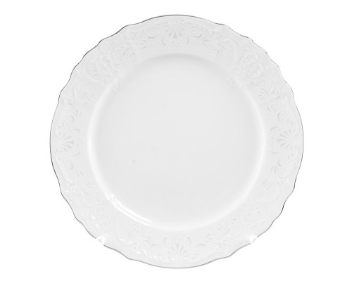 Набор тарелок 21 см Бернадотт Платиновый узор 6 шт