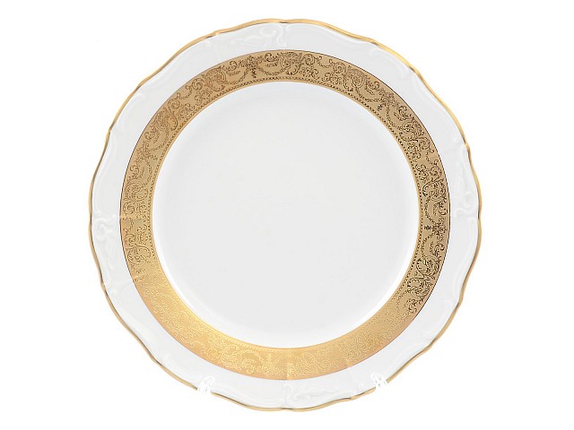 Блюдо круглое 30 см Мария Луиза Матовая полоса Carlsbad