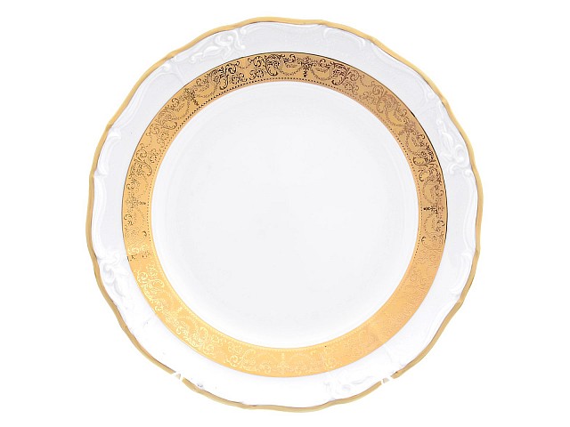 Набор тарелок 25 см Мария Луиза Матовая полоса Carlsbad 6 шт