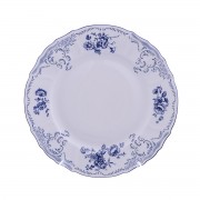 Набор тарелок 25 см Бернадотт Синие розы 6 шт