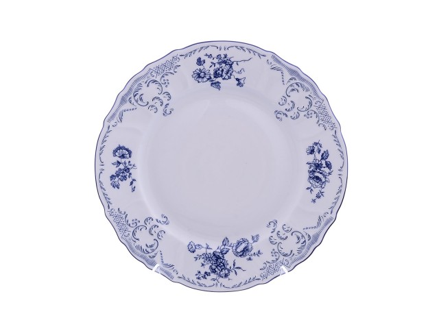 Набор тарелок 19 см Бернадотт Синие розы 6 шт
