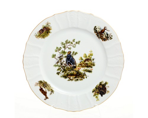 Блюдо круглое 30 см Бернадотт Охота