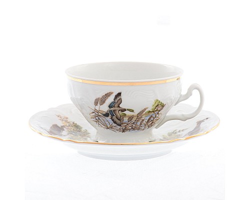 Набор чайных пар Охота Bernadotte 205 мл (6 пар)