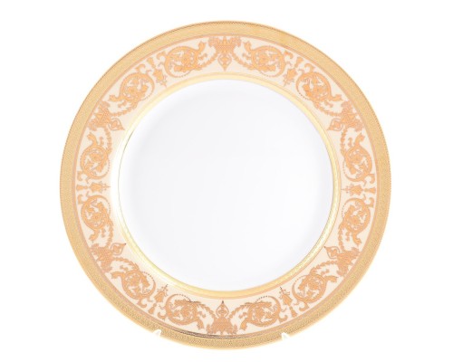 Блюдо круглое 32 см Falkenporzellan Imperial Crem Gold