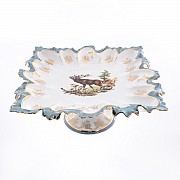 Блюдо Охота зеленая Корона Queens Crown 41 см