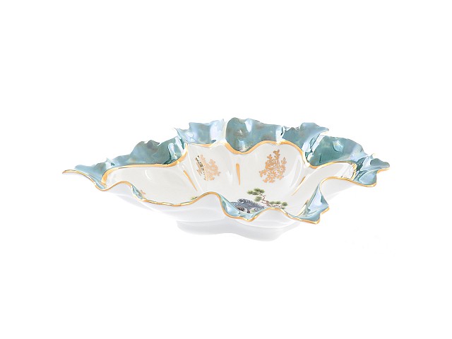 Салатник 20 см Охота зеленая Корона Queens Crown