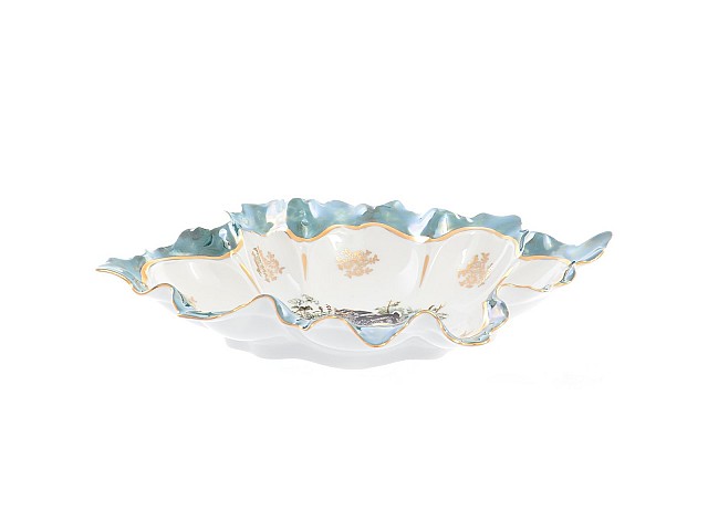 Салатник 28 см Охота зеленая Корона Queens Crown