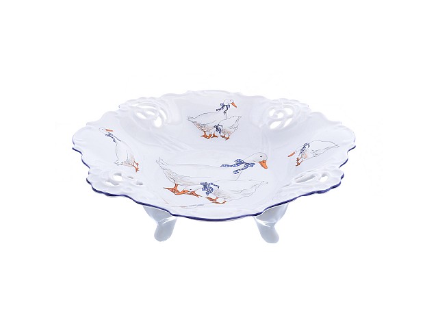 Фруктовница (Барбарина) 32 см Гуси Корона Queens Crown