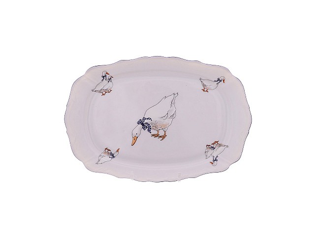 Блюдо прямоугольное 21 см Гуси Корона Queens Crown