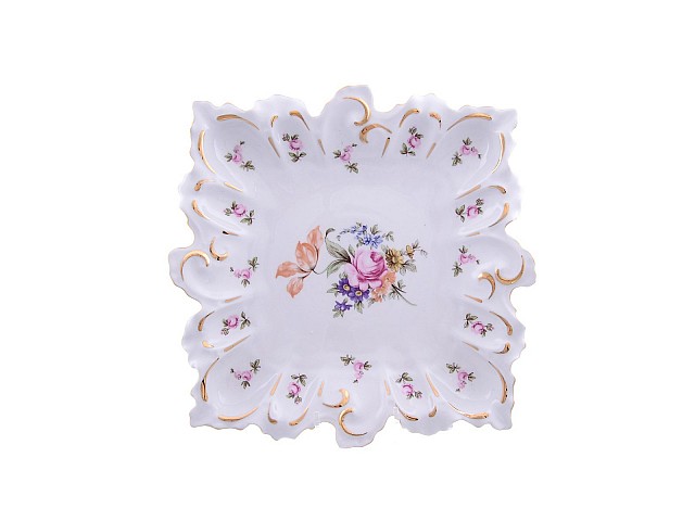 Блюдо фигурное квадратное 32 см Полевой цветок Корона Queens Crown