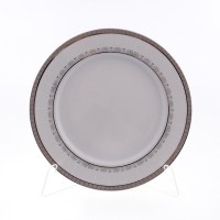 Набор тарелок Thun Опал Платиновая лента 19 см