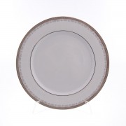 Набор тарелок Thun Опал Платиновая лента 25 см