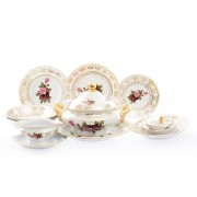 Столовый сервиз Фредерика Роза перламутр на 6 персон